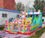 Коммерческий надувной батут "Парк развлечений 2" 12*7*7 м