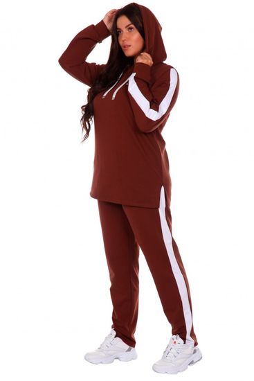 Костюм женский Шарлотта 0864, коричневый