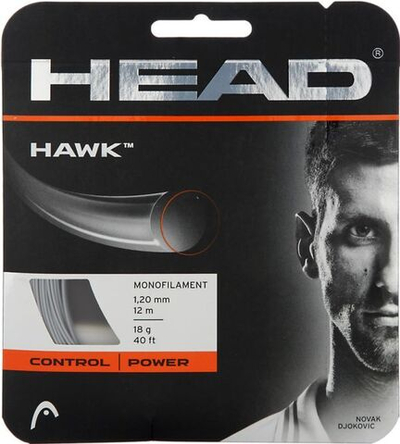 Струны теннисные Head HAWK (12 m) - grey