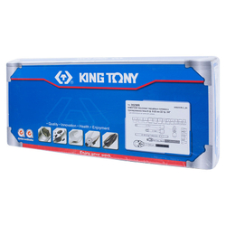 KING TONY (3523MR) Набор торцевых головок с принадлежностями 3/8", 6-гранные, 6-22 мм, 22 предмета