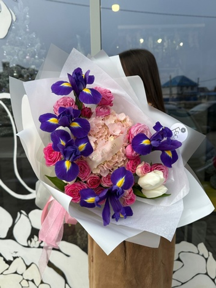 Микс букет с Ирисами