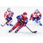 "Хоккей"-1516 канва с рисунком