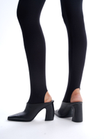 Леггинсы из трикотажа со штрипками "(dis)balance" черные