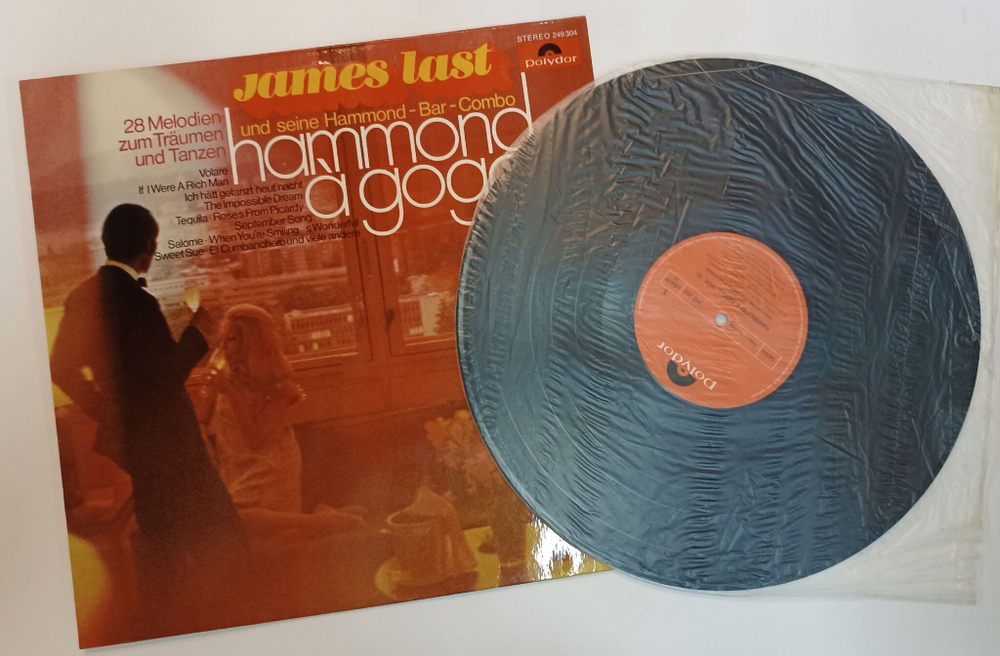 Винтажная виниловая пластинка LP James Last Und Seine Hammond Bar Combo Hammond GoGo 3 (Germany 1969)