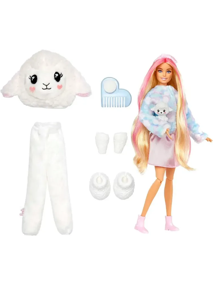 Кукла Барби Cutie Reveal Милашка-проявляшка Овечка HKR03