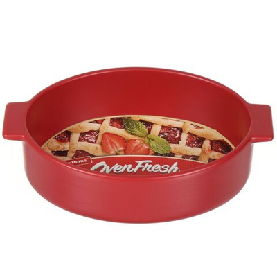 Форма для запекания керам, 24х5.8 см, кругл, в асс, Y4-4439