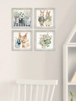 Картины на стену интерьерные на холсте 4 шт