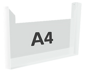 Карман А4 объемный горизонтальный под большую пачку журналов