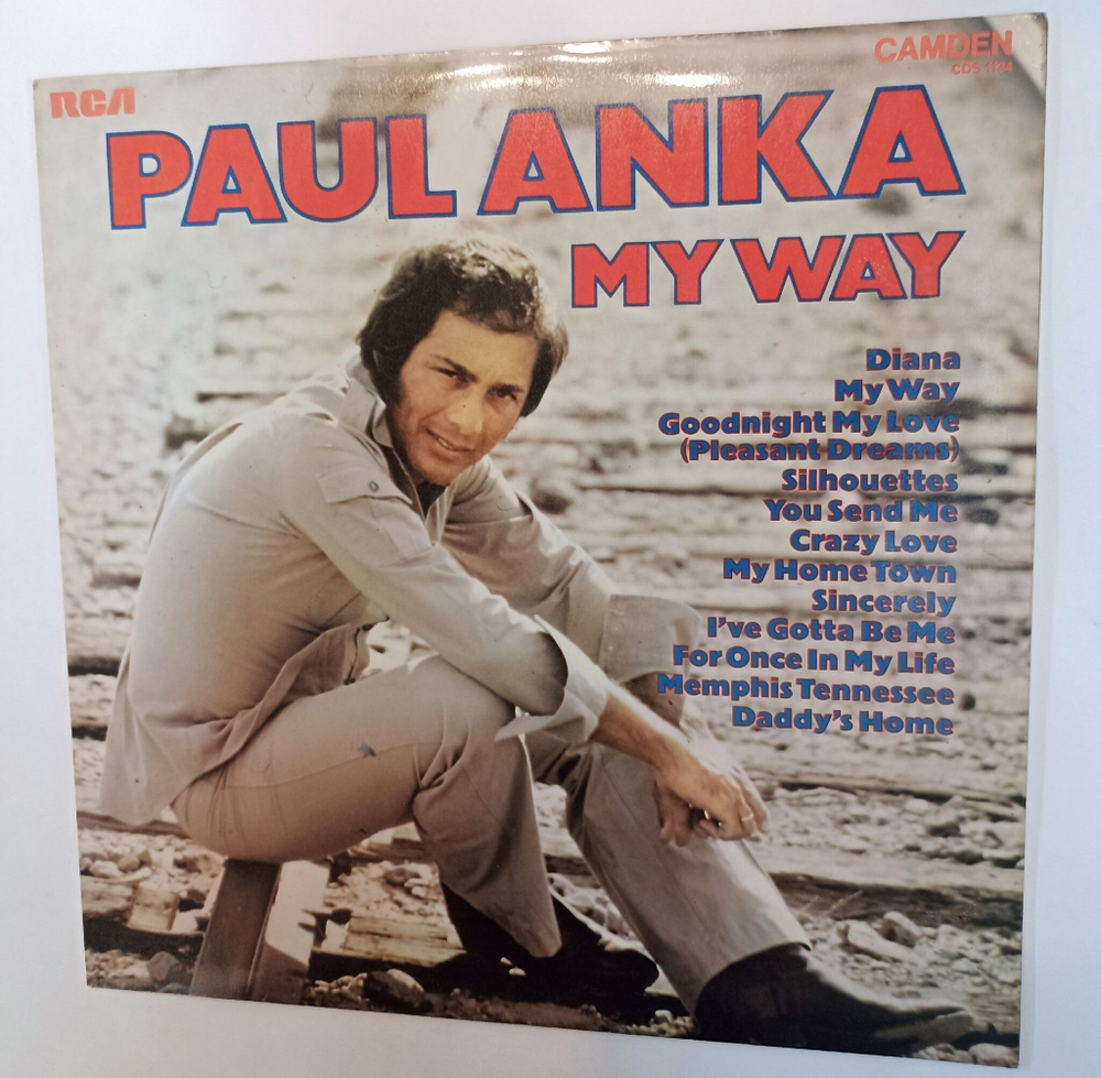 Винтажная виниловая пластинка LP Paul Anka Пол Анка My Way (UK 1974)