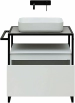 Тумба с раковиной Allen Brau Priority 70 1.31001.WM белый матовый