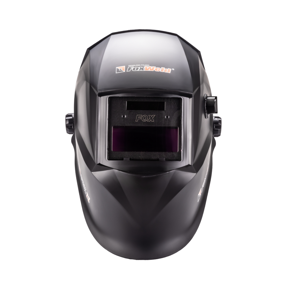 Маска сварщика FOX 2 черная (ф-р АСФ 4/9-13 с внеш. рег.) без коробки