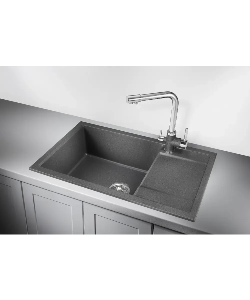 Кухонная мойка Kuppersberg ROYS 60 NL 1B1D DARK ROCK фото 2