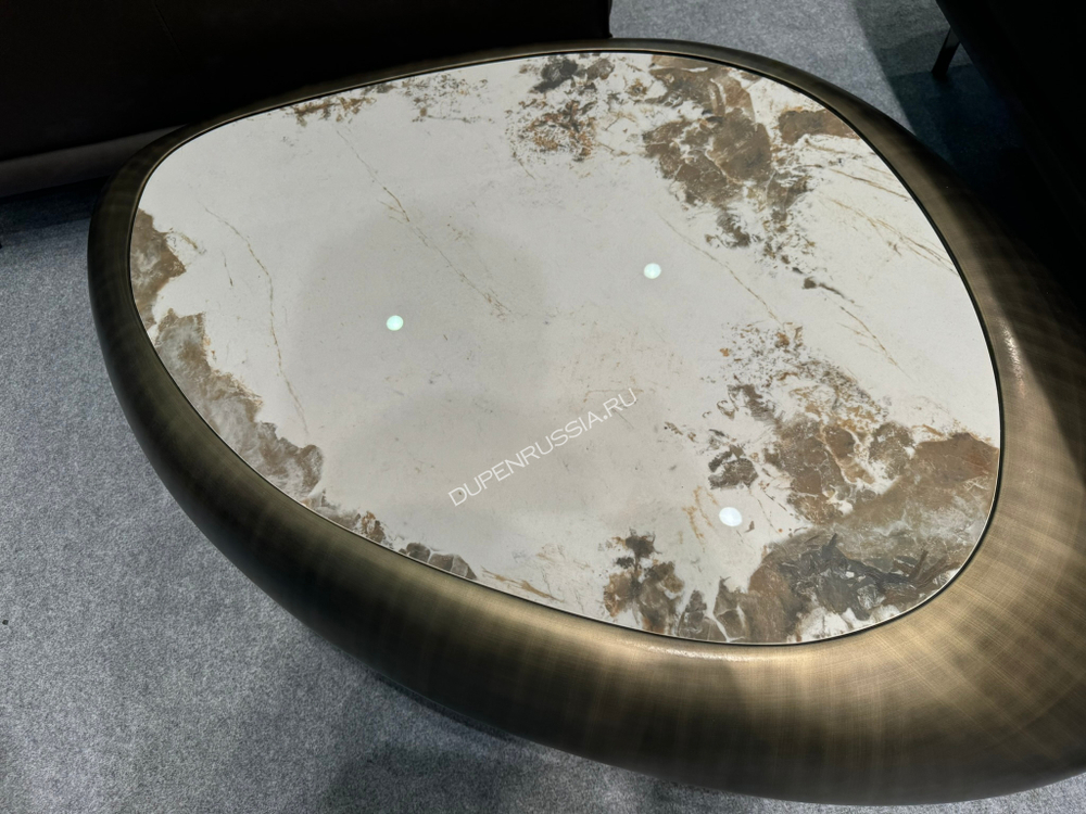 Стол журнальный TG-1156C PANDORA матовая бронза