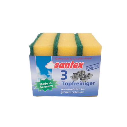 Губка для мытья посуды Santex 3256 3 шт