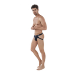 Черные мужские трусы-джоки Oporto Jockstrap (Размер: XL) (Цвет: черный)