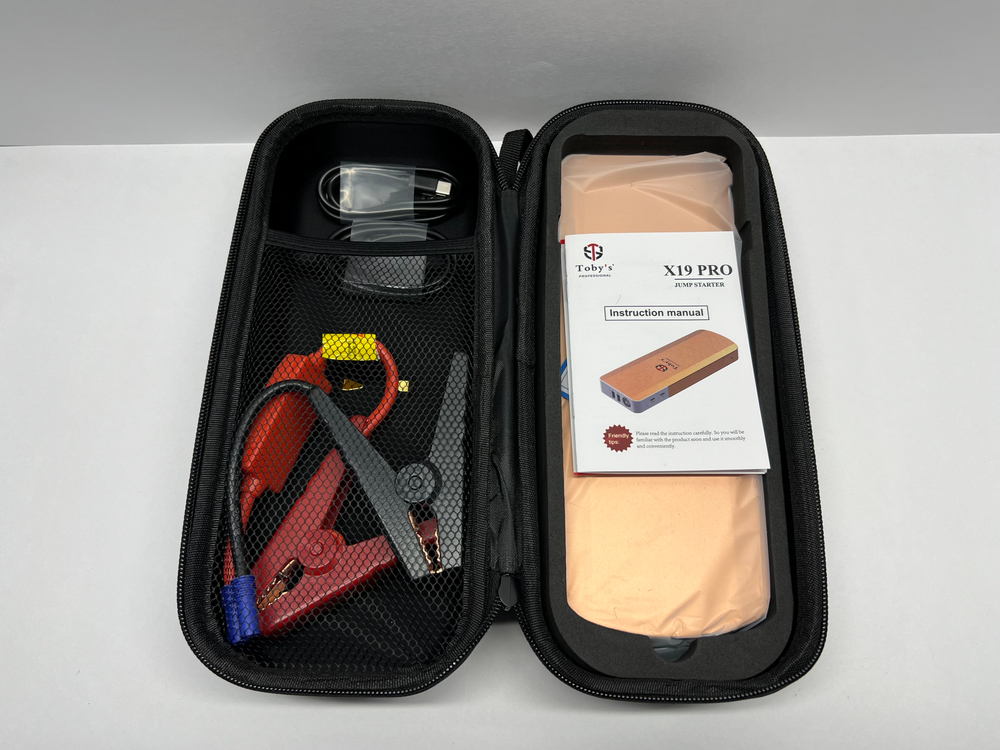 X19 PRO / Автостарт, Пуско-зарядное устройство, 16000 mAh, Toby's