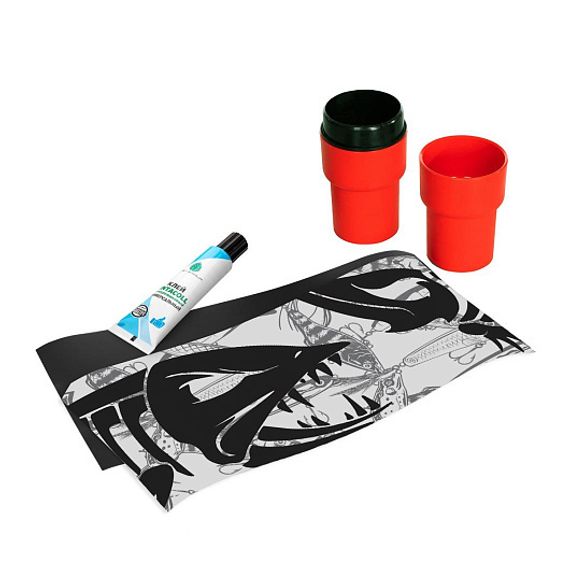 Лодка Тонар Капитан A310 (надувное дно) принт Рыбы