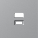 Накладка для розеток USB, матовый серый, серия A07