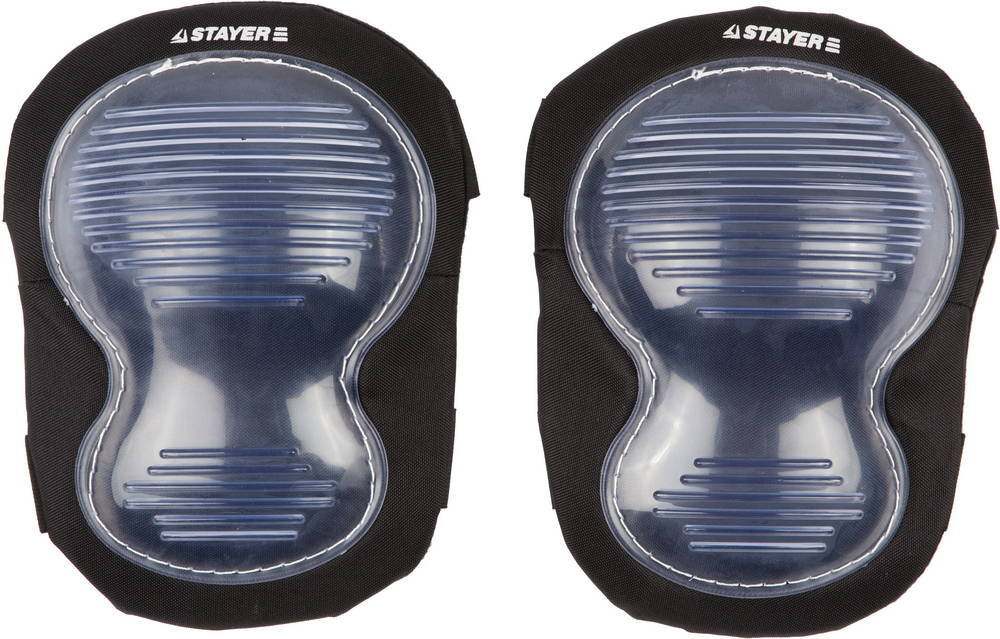 STAYER защитные наколенники с двойной пластиковой накладкой (11199)