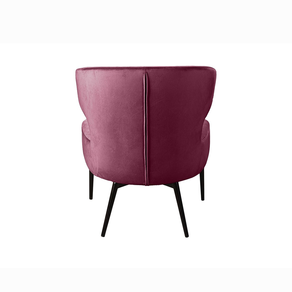 Кресло Richard ромб, бархат винно-красный 16