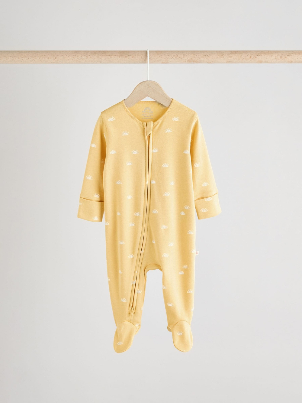 Комбинезон / Cлип для малышей Next E18-360, 4 шт., Молочный, Розовый, Светло-коричневый, Светло-желтый