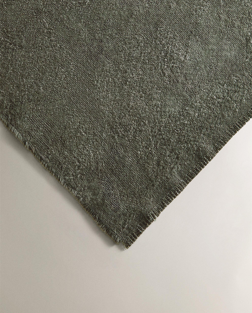 Zara Home плед из акрила, зелёный, 140x190 см