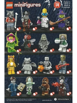 LEGO Minifigures series 14 серия 71010 Растение-монстр