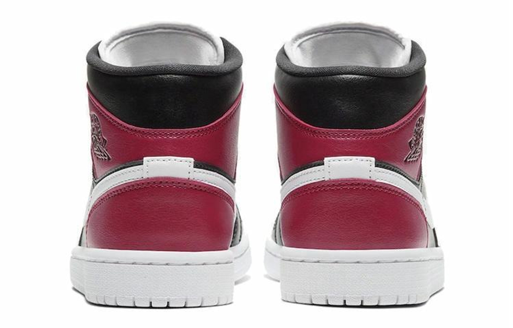 Кроссовки Jordan Air Jordan 1 Mid "Noble Red" (Женская размерная сетка)