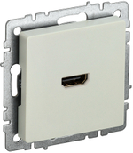 BRITE Розетка HDMI РHDMI-0-БрКр бежевый IEK