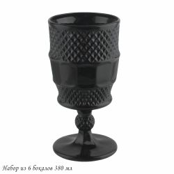 Lenardi 583-006 Набор из 6 бокалов 380 мл в под.уп.(х4)Стекло