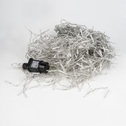 ULD-B25006-440-TTK WARMWHITE-WHITE IP44 Бахрома светодиодная с эффектом мерцания. 25м. Соединяемая. 440 светодиодов. Теплый белый и белый свет. Провод прозрачный. ТМ Uniel