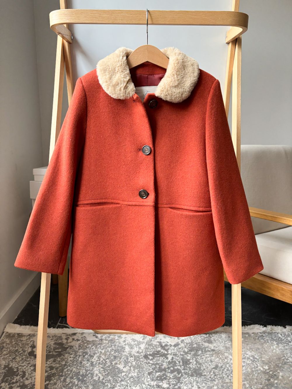 Шерстяное пальто Tizzas, 128