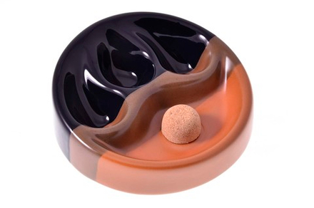 Пепельница Lubinski на 3 трубки, керамика (Италия)