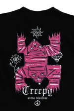 Лонгслив Creepy Clothing Технокошка черный