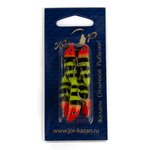 Блесна-мормышка ЖОР "Сомик" цветная флуоресцентная (35мм, 16гр, 5шт/уп)