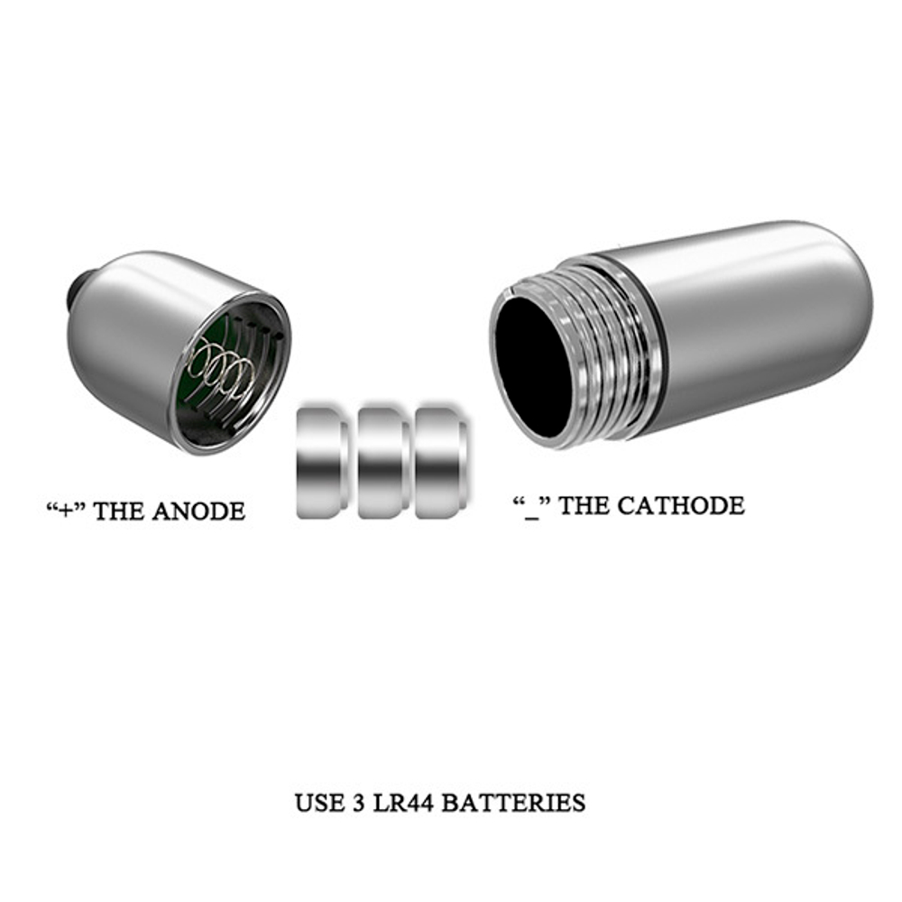 Розовый вибростимулятор 10см на палец с щёточкой Baile Vibro Finger BI-014078