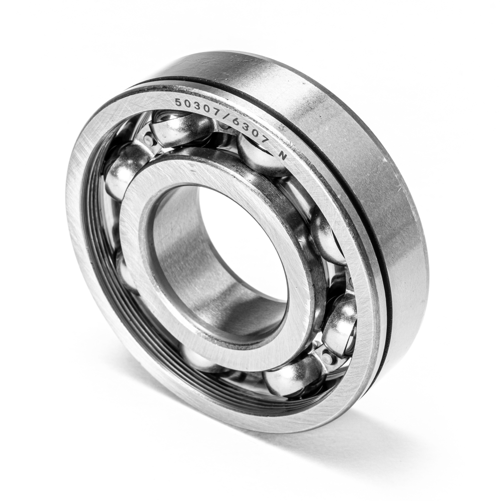 Подшипник шариковый радиальный однорядный открытый с проточкой на наружном кольце, 35х80х21 мм