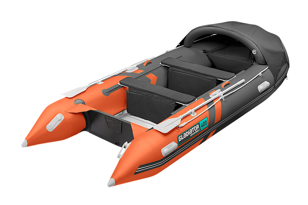 Лодка ПВХ Gladiator Active C400AL с алюминиевым полом