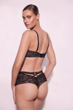 Бюстгальтер Frozen Black на каркасах (Размер: 70C) (Цвет: черный)