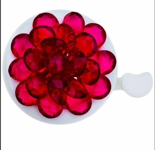 Велосипедный звонок "Цветок красный"