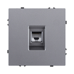 Розетка Ethernet RJ45 Cat.6, серый Kollinger Eclipse EC-017GY