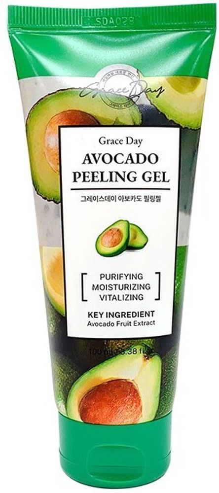 Пилинг-гель с экстрактом авокадо GRACE DAY Avocado Peeling Gel 100мл