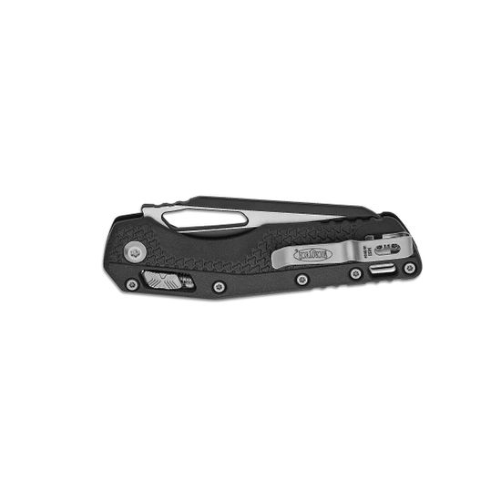 Нож Microtech 210T-3PMBK MSI Ram-Lok S/E - нож складной, черн. полимер. рук-ть, черн. клин., серр.