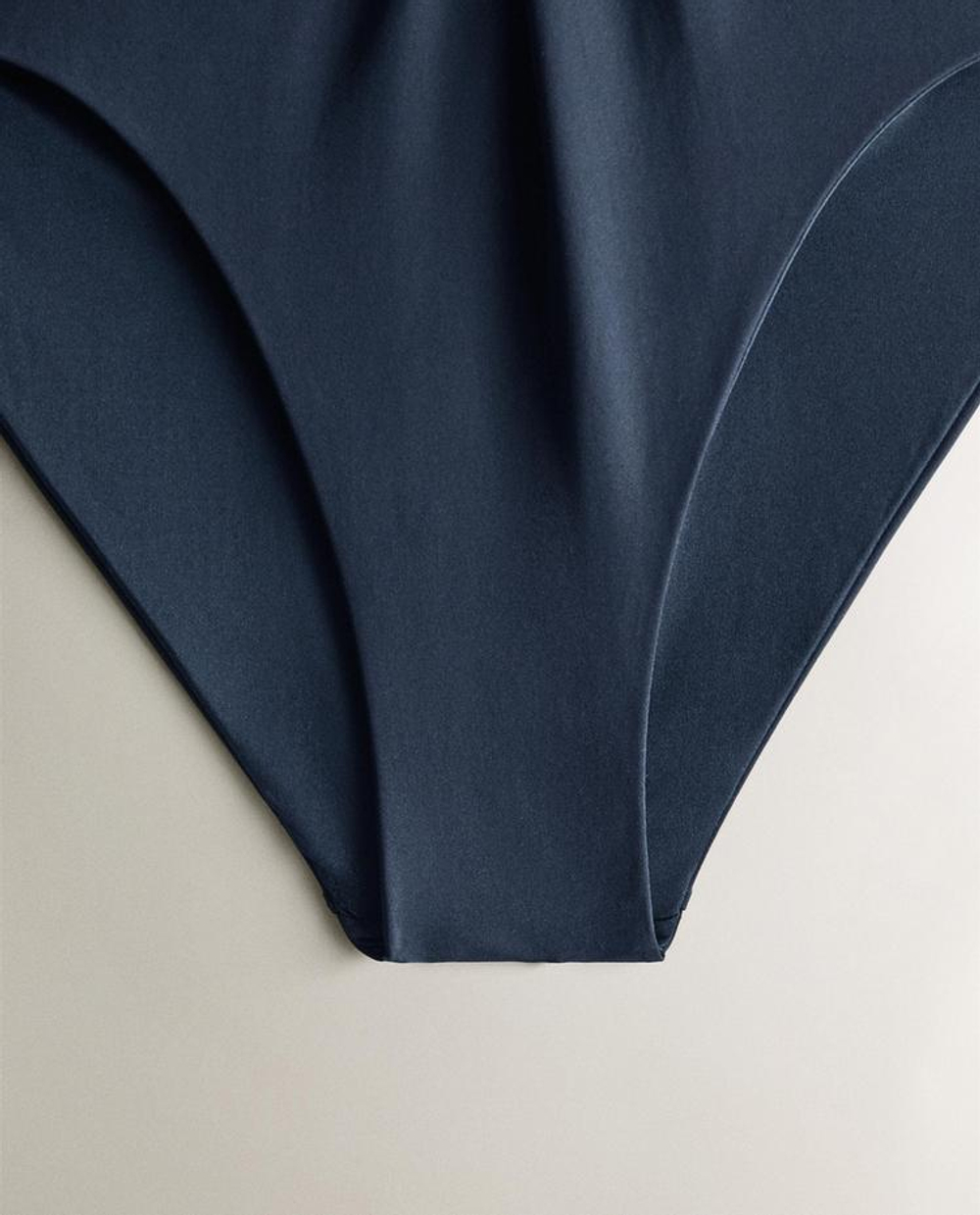 ZARA HOME КУПАЛЬНИК С V-ОБРАЗНЫМ ВЫРЕЗОМ, СИНИЙ