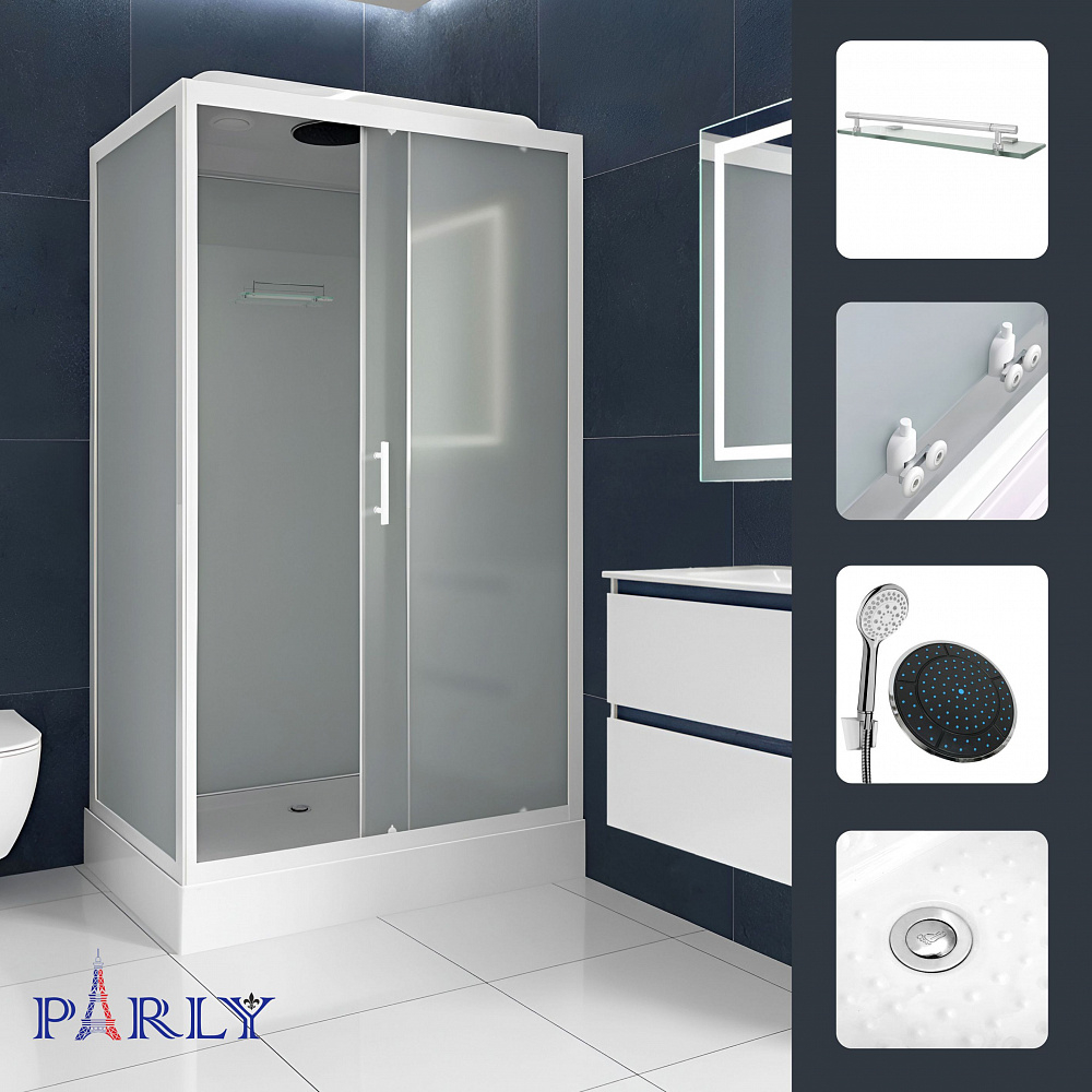 Душевая кабина PARLY BETT 120 (120х80х215)