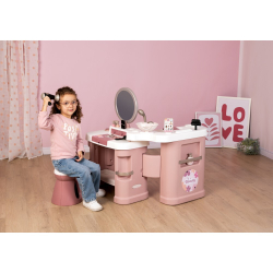 Smoby - BEAUTY маленький центр стилиста + 26 аксессуаров Парикмахер и косметолог 320256
