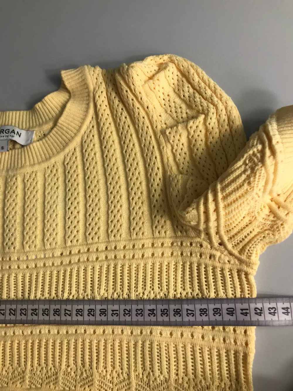 Джемпер Morgan для уютного образа, маркировка S, визуально на 44 размер