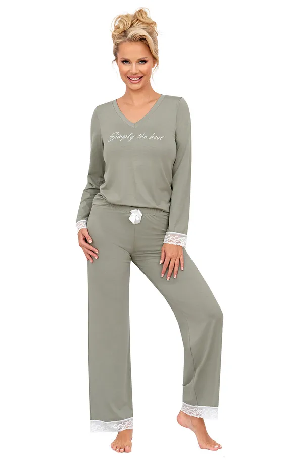 Simply long pyjamas Olive