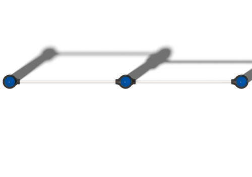 Перекладина разноуровневая низкая  (серия Fairytale)