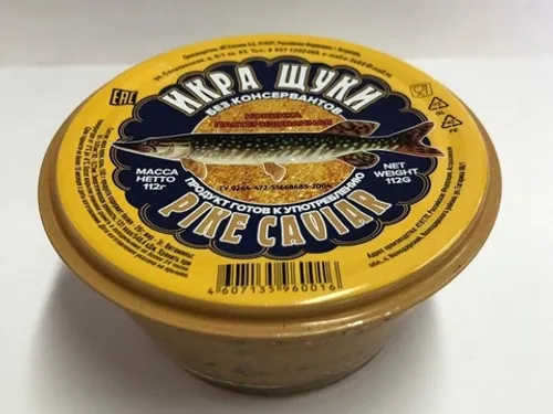 Икра Щуки  стекло 112гр. (1/36) 